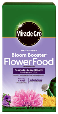 Miracle Gro 146002 4 Lb Water Soluble Bloom Booster® Flower Food 10-52-10