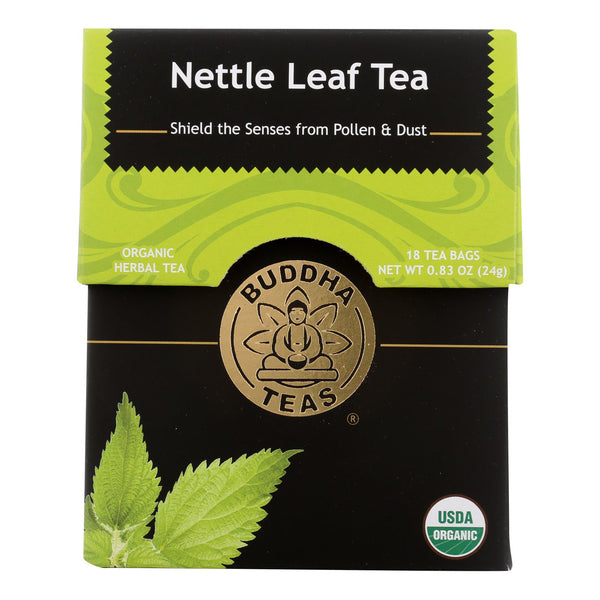 Buddha Teas - Organic Tea - Nettle Leaf - Case of 6 - 18 Count (Pack of 6)