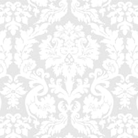 Magic Cover 54-63608-15y 15 Yards X 54 Damask White Plastic Flannel Backed Yard Goods Cover (Pack of 45)