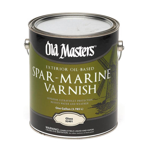 Old Masters Gloss Clear Oil-Based Marine Spar Varnish 1 gal (Pack of 2)