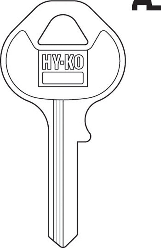 Hy-Ko Traditional Key Automotive Key Blank Single sided For Master Bike (Pack of 10)