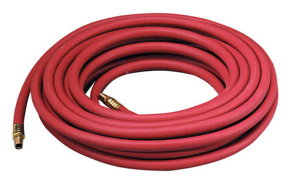 Manguera de aire Thermoid de 50 pies de largo x 3/8 pulg. de diámetro, caucho EPDM, 250 psi, color rojo