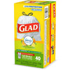 Glad OdorShield 13 gal Lemon Scent Kitchen Trash Bags Drawstring 40 pk (Pack of 6)