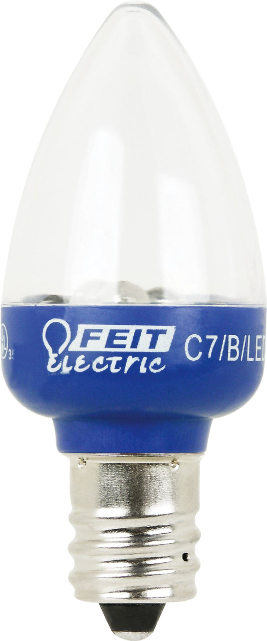 Feit Electric BPC7/B/LED Blue C7 LED Decorative Replacement Bulb                                                                                      