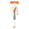 Full Circle Fomo Gray Bamboo/Plastic Foam Dispensing Dish Brush