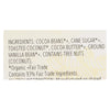 Theo Chocolate Organic Chocolate Bar - Classic - Dark Chocolate - 70 Percent Cacao - Coconut - 3 oz Bars - Case of 12