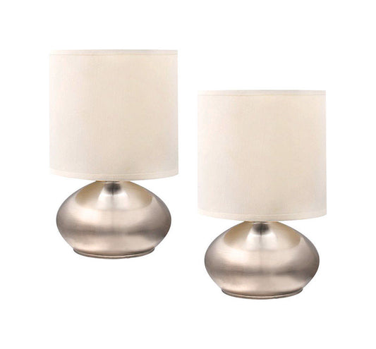 Living Accents  9-1/4 in. Brushed  Table Lamp