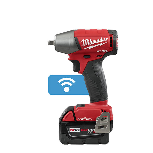 Milwaukee  M18 Fuel  3/8 in. Cordless  Brushless Impact Wrench with Friction Ring  Kit  18 volt 5 amps