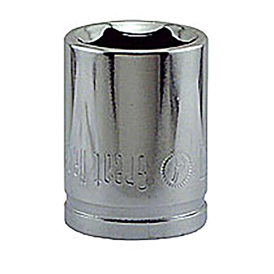 Great Neck 15 mm S X 3/8 in. drive S Metric 6 Point Socket 1 pc