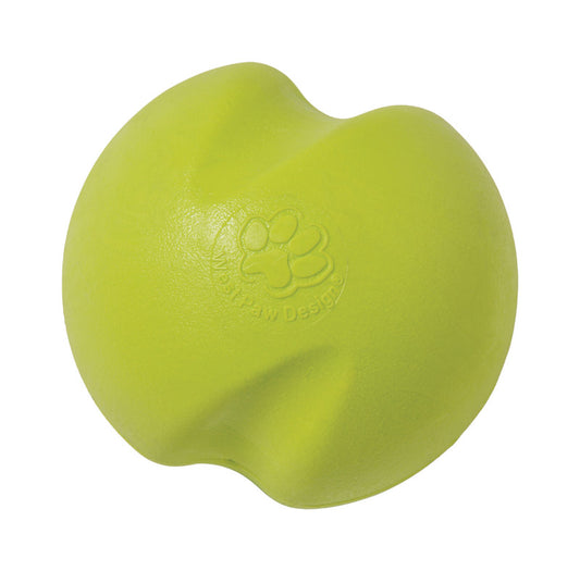 West Paw  Zogoflex  Green  Jive  Synthetic Rubber  Ball Dog Toy  Small