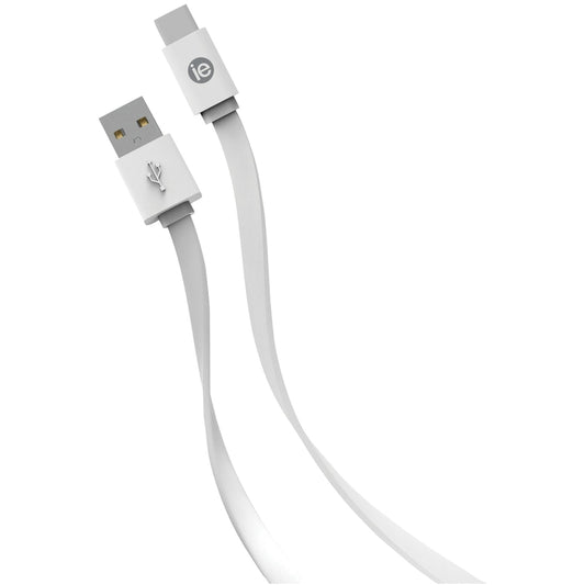 iEssentials USB-C to USB-A Charge and Sync Cable 4 ft. White