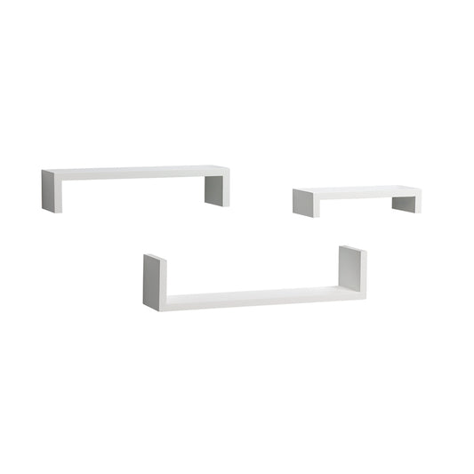 Knape & Vogt 4.5 in. H X 18.5 in. W X 5.25 in. D White Wood Display Ledge