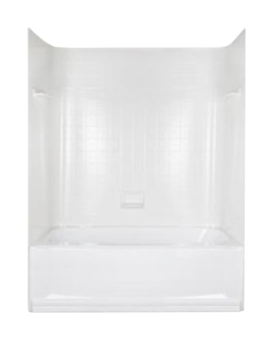 Peerless 36980 White Seamless Bathtub Wall Set