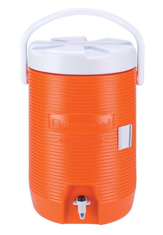 Rubbermaid  Water Cooler  3 gal. Orange