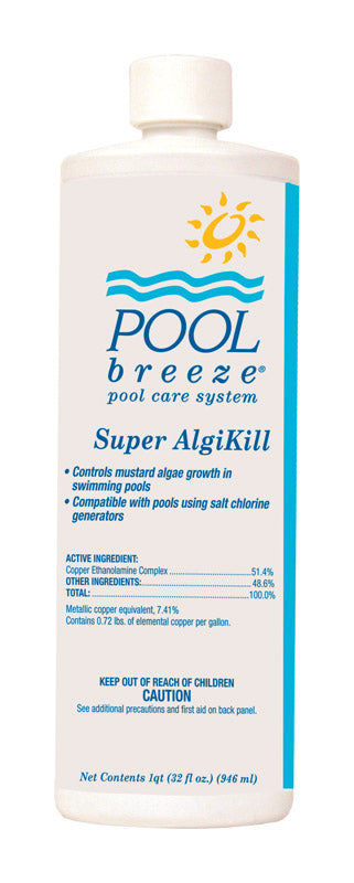 Pool Breeze Poolife Liquid Algaecide 1 qt. (Pack of 12)