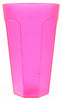 B&R Plastics 17 oz Gel Gem Pink Tumbler
