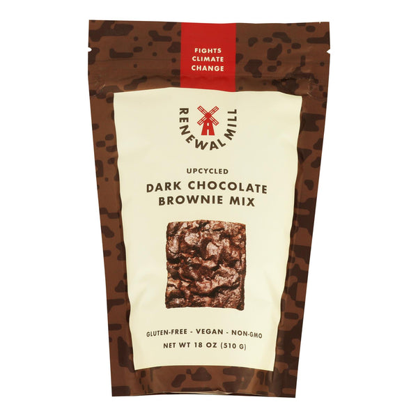 Renewal Mill - Brownie Mix Dark Chocolate - Case of 6-18 OZ (Pack of 6)