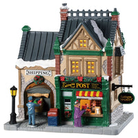 Lemax  The Caddington Post  Village Building  Multicolored  Porcelain  1 pk