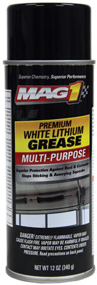 Lithium Grease, White, Mag 1, 12-Oz.