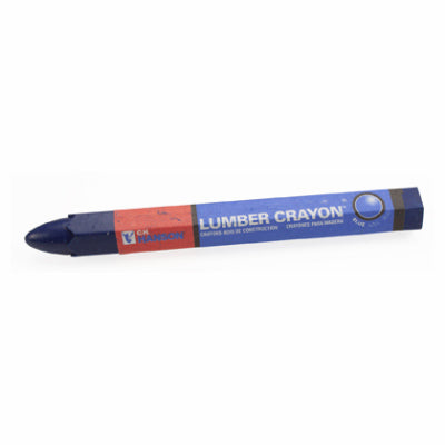 Lumber Crayon, Blue (Pack of 12)
