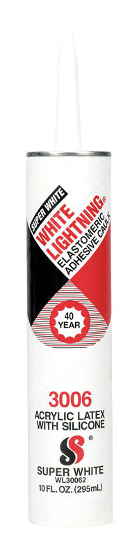 White Lightning All Purpose Adhesive Caulk (Case of 12)