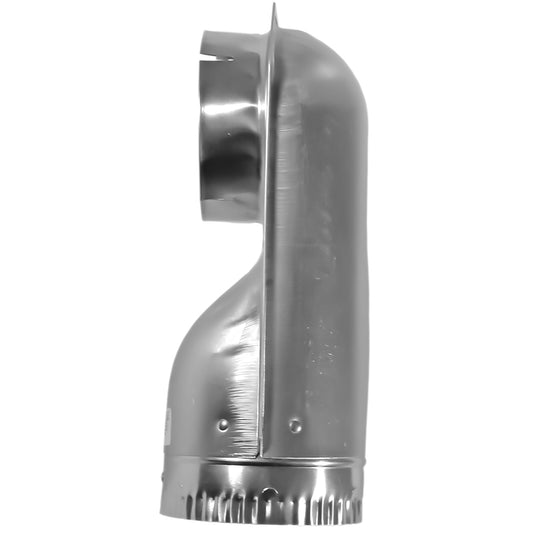 Builder's Best 4 in. D Silver Aluminum 90 Degree Dryer Connector Elbow