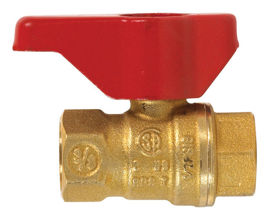 BK Products ProLine 3/8 in. Brass FIP Gas Ball Valve