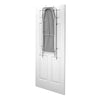 Homz 49 in. H X 14.95 in. W X 2 in. L Over the Door Ironing Board Pad Included