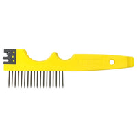 Allway 5 in. L Yellow Plastic/Steel Paint Brush Cleaning Comb (Pack of 10).