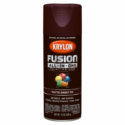 Fusion All-In-One Spray Paint + Primer, Matte Sweet Fig, 12-oz.