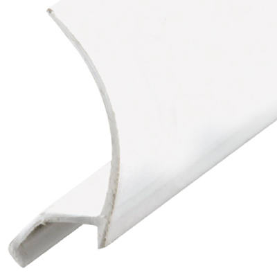 Prime-Line Glazing Channel Snap-In 0.625"W, 72" H X 0.625"W X 0.375" D White