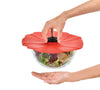 Charles Viancin 11 in. W Red Silicone Large Poppy Lid