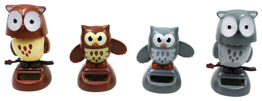 Diamond Visions Dancing Owls Solar Jigglers Plastic 1 pk (Pack of 36)