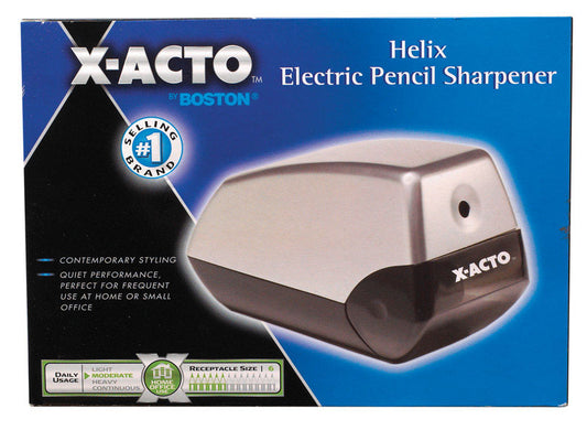 X-Acto  Helix  Gray  Electric  Pencil Sharpener