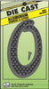 Hy-Ko 4-1/2 in. Black Aluminum Number 0 Nail-On 1 pc. (Pack of 10)