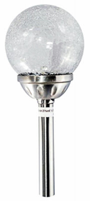 Solar Crackleball Light, Color-Changing, 4.5-In, 3 Lumen