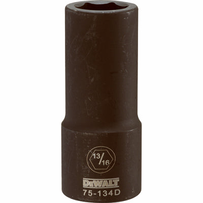 SAE Deep Impact Socket, 6-Point, 3/4-In. Drive, 13/16-in.