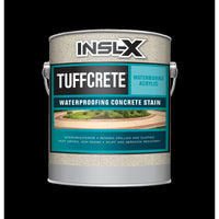 Insl-X TuffCrete Gray Pearl Water-Based Acrylic Waterproofing Concrete Stain 1 gal (Pack of 4)