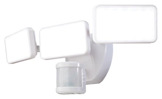 Heath Zenith Motion-Sensing Hardwired LED White Security Wall Light