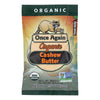 Once Again Organic Cashew Butter  - Case of 10 - 1.15 OZ