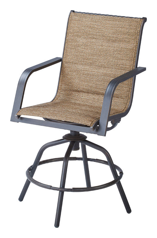 Living Accents  Brown  Aluminum  Chair