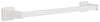 Franklin Brass Futura White Towel Bar 18 in.   L Die Cast Zinc
