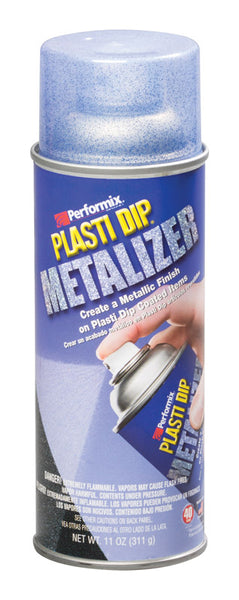 Recubrimiento de caucho multiusos Plasti Dip Metalizer azul satinado, 11 oz.