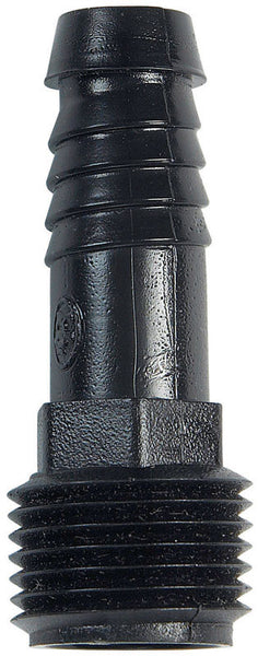 NDS Flexee Pipe 2.1 in. Black Polyethylene MPT Adapter (Pack of 50)