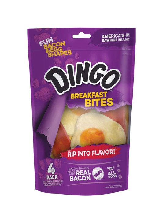 Dingo  Breakfast Bites  Bacon  Treats  For Dog 8 in. 10 pk