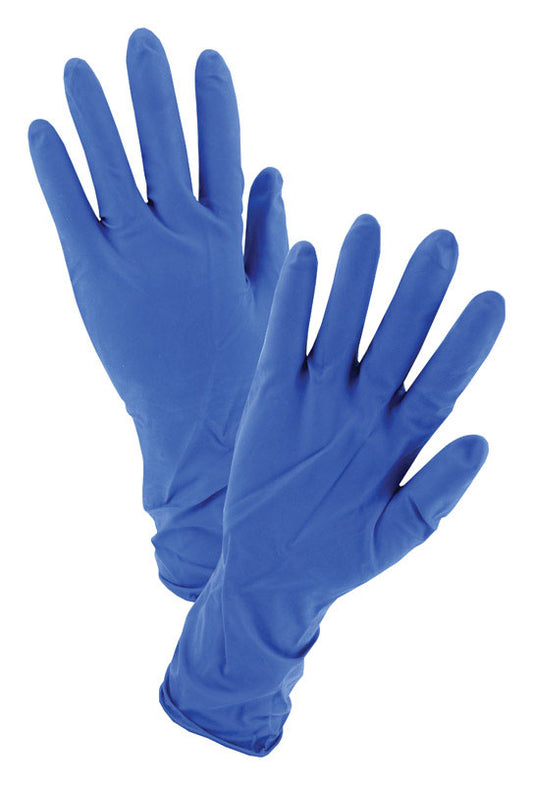 West Chester  PosiShield  Latex  Disposable Gloves  X-Large  Blue  Powder Free  50 pk