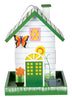 Home Bazaar  Butterfly  Wild Bird and Finch  1.5 lb. Wood  Hopper  Bird Feeder  2 ports