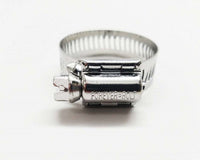 FOREVERBOLT 13/6 in to 1-3/4 in. SAE 20 Silver Hose Clamp Stainless Steel Band