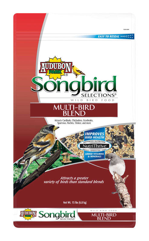 Audubon Park  Songbird Selections  Assorted Species  Wild Bird Food  Millet  15 lb.
