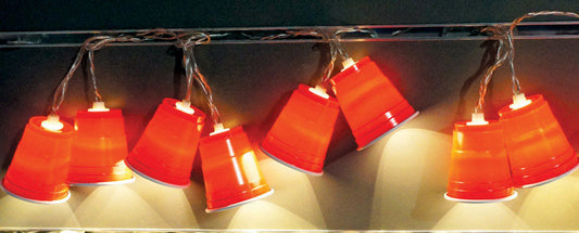 Summer Nights  Incandescent  Red Solo Cup  Light Set  Clear  7-1/2 ft. 10 lights